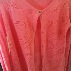 💐Cardigan POOFW Tangerine crochet sz.M